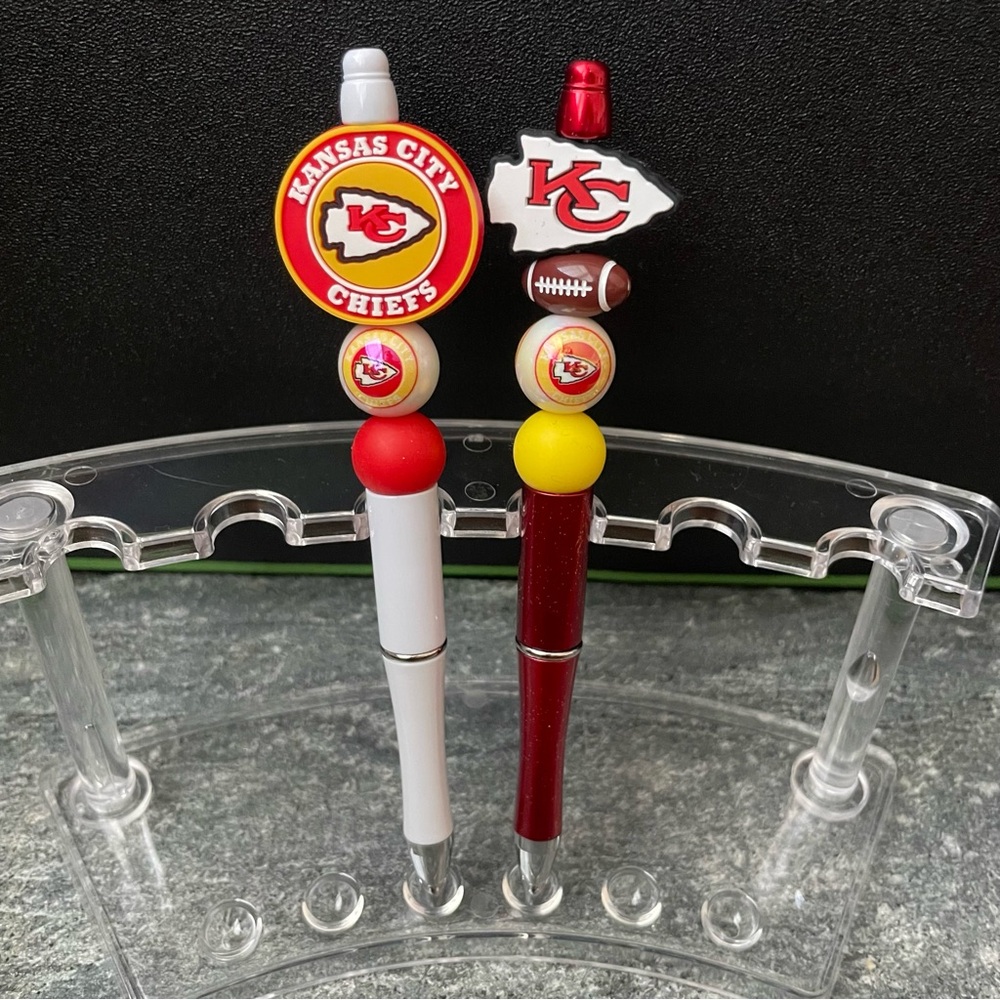 Handmade Beadable Kansas City Chiefs NFL Pen